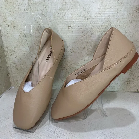 Leather Shoes Empress Australia Flats SQUARE TOE FLAT – EMPRESS
